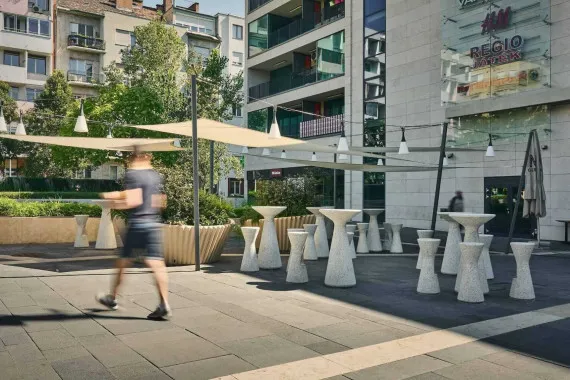 Új közösségi teret alakítottak ki a Bartók-negyed kapujában 