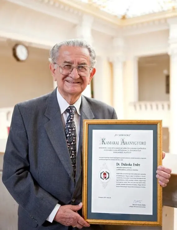 Elhunyt Dr. Dulácska Endre professor emeritus