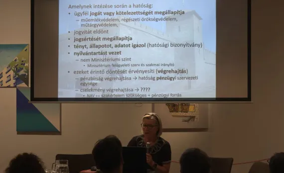 A műemléki hatóság mint a szakmai támogatás eszköze?
